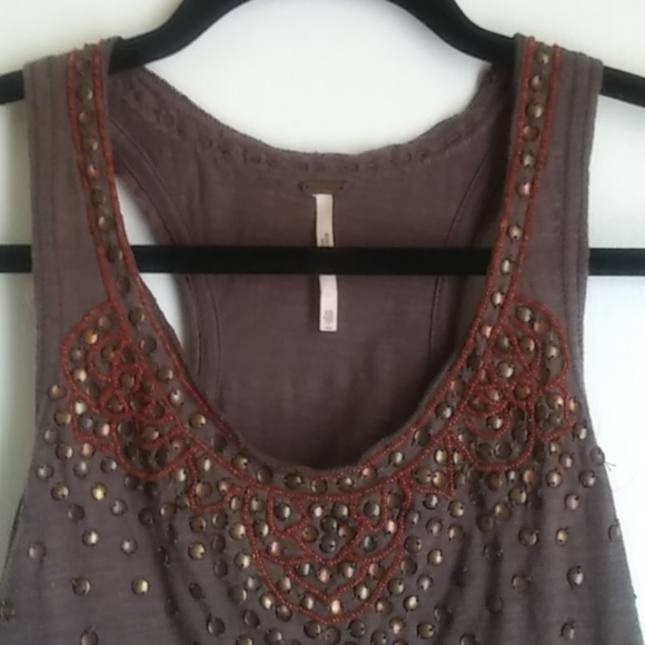 Free People Embellished Tank Top - Picture 3 of 4